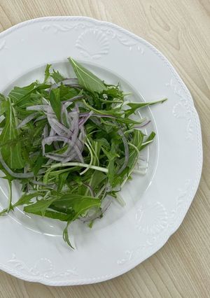 水菜と大葉のシャキシャキサラダ-レシピのメイン写真