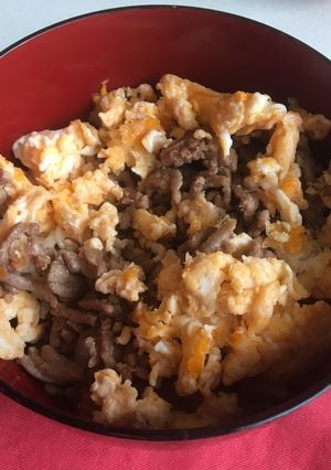 豚そぼろの2色丼-レシピのメイン写真