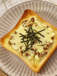癖になる★キャベ納豆食パン-レシピのメイン写真
