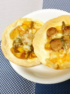【保育園おやつ】ミニピザ-レシピのメイン写真