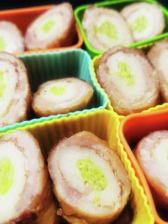 ちくわの肉巻き生姜焼き(弁当用)-レシピのメイン写真