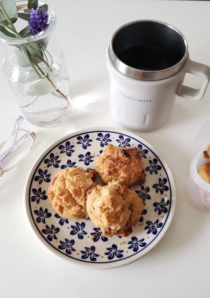 朝食にも!チーズとクルミの米粉クッキー-レシピのメイン写真