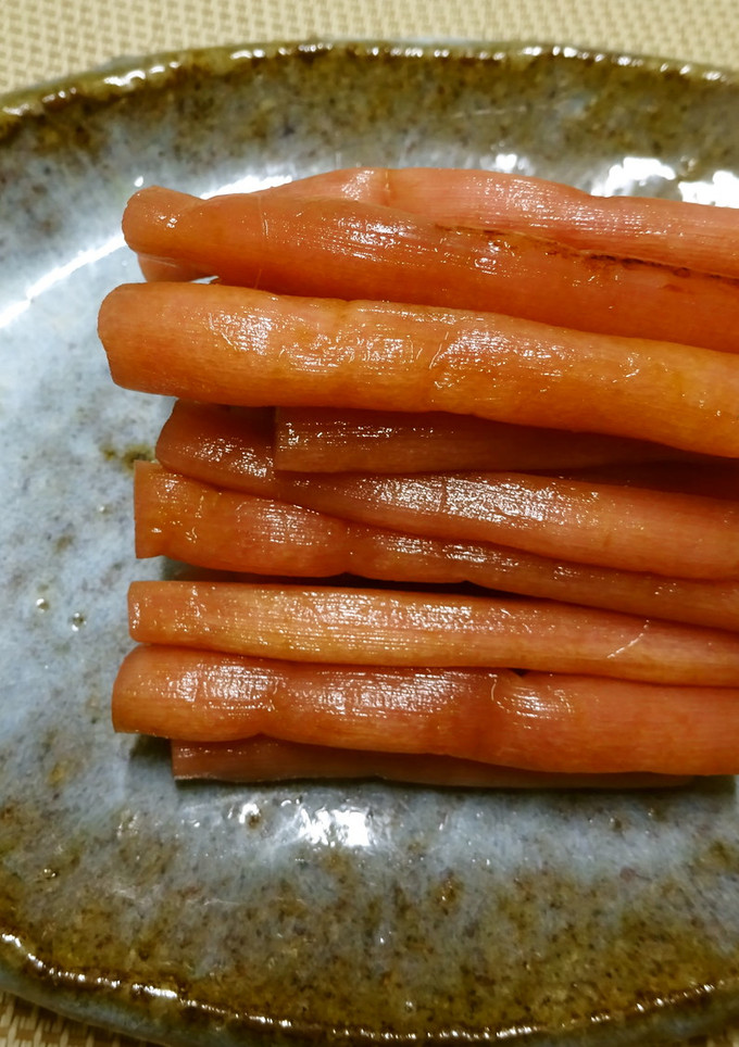 シャキシャキ食感　ずいきの酢の物-レシピのメイン写真