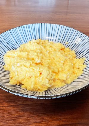 小6が1人で作った！スクランブルエッグ-レシピのメイン写真