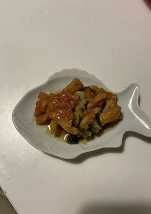 鶏皮の甘辛焼き-レシピのメイン写真