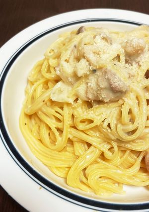 【米粉活用】ホワイトソースパスタ-レシピのメイン写真