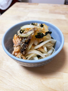 超さっぱり!塩鮭と玉ねぎのわさびポン酢-レシピのメイン写真