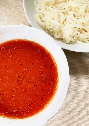 【減塩】トマトそうめんつゆ-レシピのメイン写真