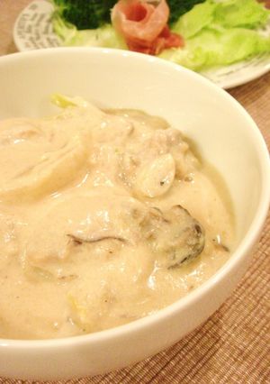 牡蠣とカブの豆乳クリームシチュー-レシピのメイン写真