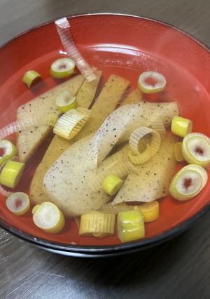 こんにゃくのお吸いもの-レシピのメイン写真