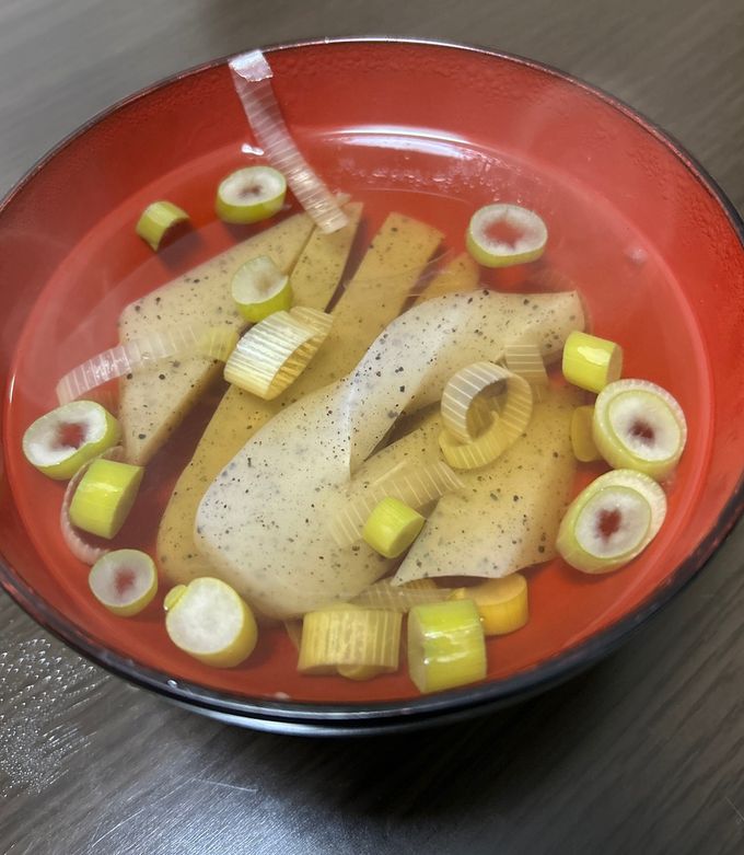 こんにゃくのお吸いもの-レシピのメイン写真