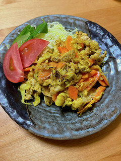 豚こまのカレー風味炒め-レシピのメイン写真