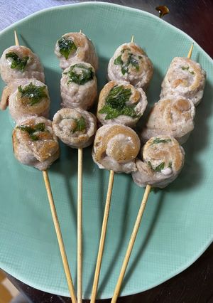 10分で簡単おつまみ！巻き巻き豚大葉串-レシピのメイン写真