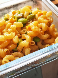 子供と作れる!簡単ペンネと枝豆コーン炒め-レシピのメイン写真