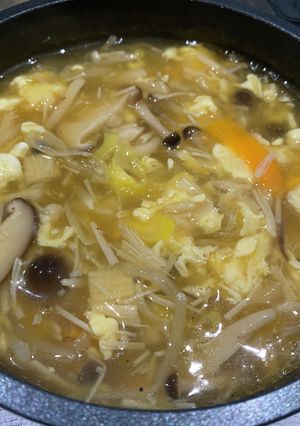 一杯満足♪食べる酸辣湯スープ-レシピのメイン写真