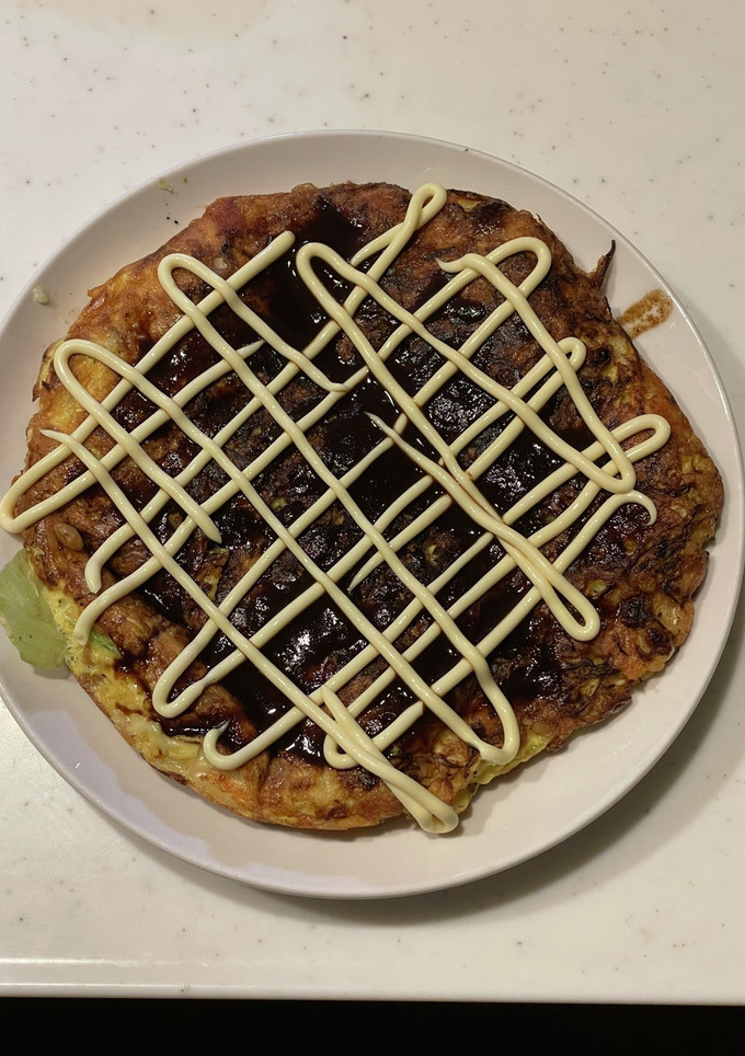 キャベツと納豆のお好み焼き風-レシピのメイン写真