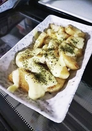 最高.ᐟ.ᐟ長芋のガリバタチーズ焼き-レシピのメイン写真