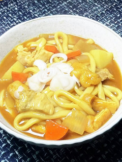 減塩カレーうどん塩分0うどん+減塩カレー-レシピのメイン写真