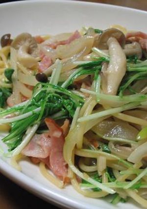 麺つゆと昆布茶で♪和風パスタ-レシピのメイン写真