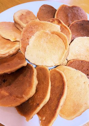 離乳食に☆米粉のきな粉パンケーキ-レシピのメイン写真