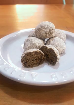 米粉で作る　紅茶のスノーボールクッキー-レシピのメイン写真