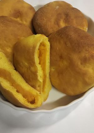 米粉でかぼちゃあんパン-レシピのメイン写真