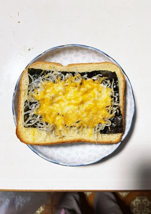 じゃこと海苔のチーズトースト-レシピのメイン写真