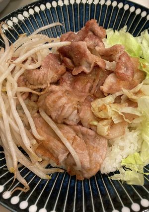 米粉でカリッとスタミナ豚丼！米粉活用！-レシピのメイン写真