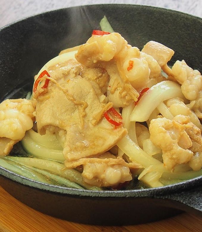 スタミナ・ホルモン炒め【キャンプ飯】-レシピのメイン写真