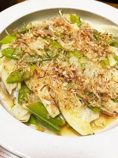 絹さやと新たまのマヨ炒め-レシピのメイン写真