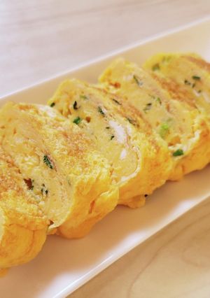 小ネギ入り出汁巻き玉子-レシピのメイン写真