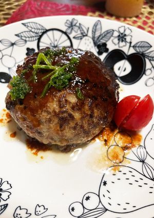 安い合い挽きが　旨い　ハンバーグレシピ-レシピのメイン写真