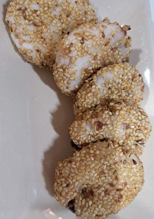 米粉活用！あんことごまのお焼き-レシピのメイン写真