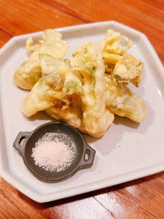 つぼみ菜の米粉天ぷら-レシピのメイン写真