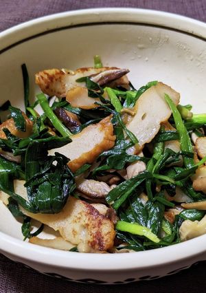 にらと椎茸とさつま揚げの炒め物-レシピのメイン写真