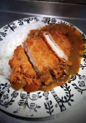 柔らかカツの辛カレー!❨@≧↺≦@)❩w-レシピのメイン写真