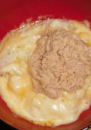 手軽にレンチン　基本のチーズツナ缶丼-レシピのメイン写真