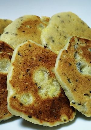 米粉でモチっとさつまいもパンケーキ-レシピのメイン写真