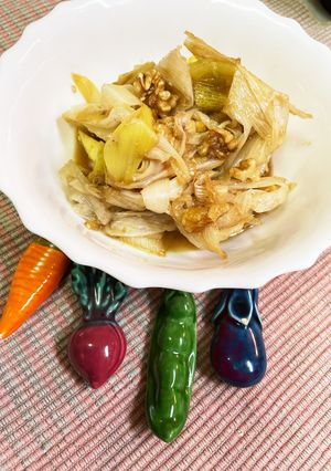 野菜栄養丸ごととる方法 ねぎ味噌胡桃あえ-レシピのメイン写真