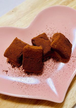 超簡単♡米粉のチョコもち-レシピのメイン写真