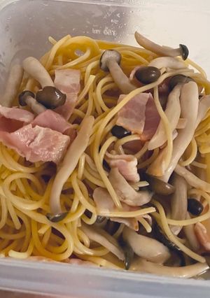 ベーコンとしめじの和風レモンパスタ-レシピのメイン写真