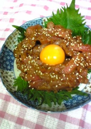 まぐろのユッケ風-レシピのメイン写真