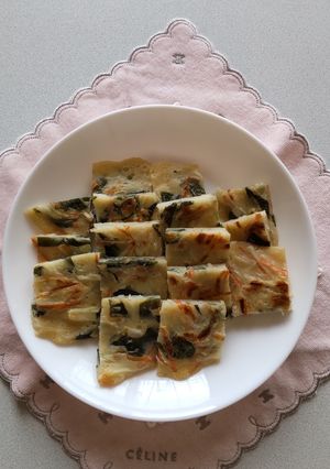 磯香る端野菜チヂミ-レシピのメイン写真
