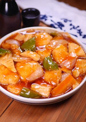 鶏むね肉で作る酢豚☆とろっとろ食感-レシピのメイン写真