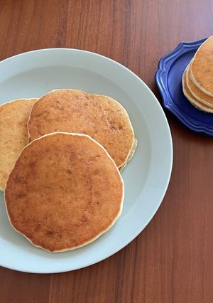 お砂糖なし!米粉バナナパンケーキ-レシピのメイン写真