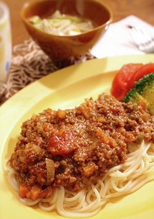 材料シンプル！我が家のミートソース-レシピのメイン写真
