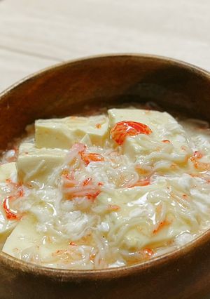 かにだし餡かけ豆腐-レシピのメイン写真