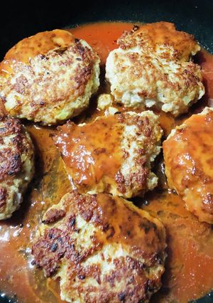 米粉を使ったハンバーグ-レシピのメイン写真