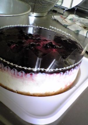 バースディブルーベリーチーズケーキ-レシピのメイン写真