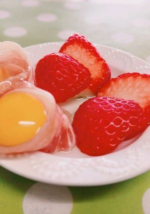 *生ハムとうずらのフラワーエッグ*-レシピのメイン写真